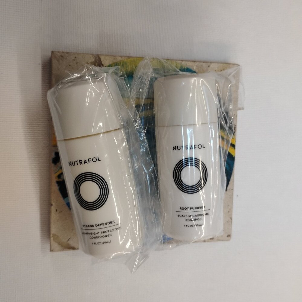 2pc Nutrafol Root Purifier Shampoo & Strand Defender Conditioner - 30ml